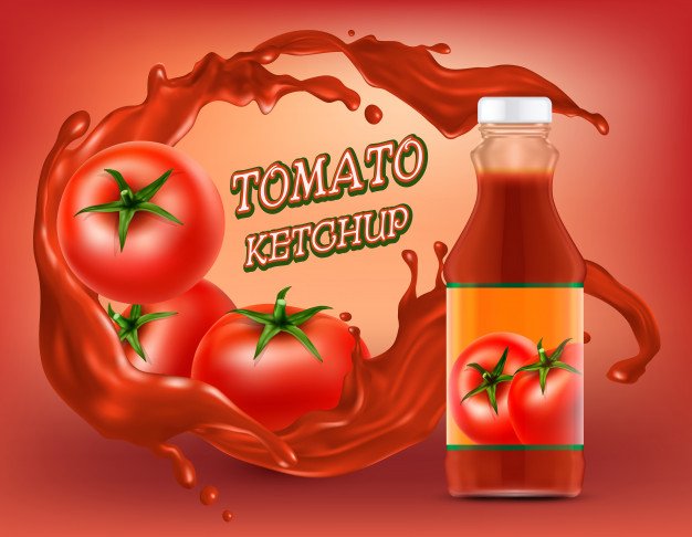 Ketchup In Plastic Bottle Food Container Mockups
