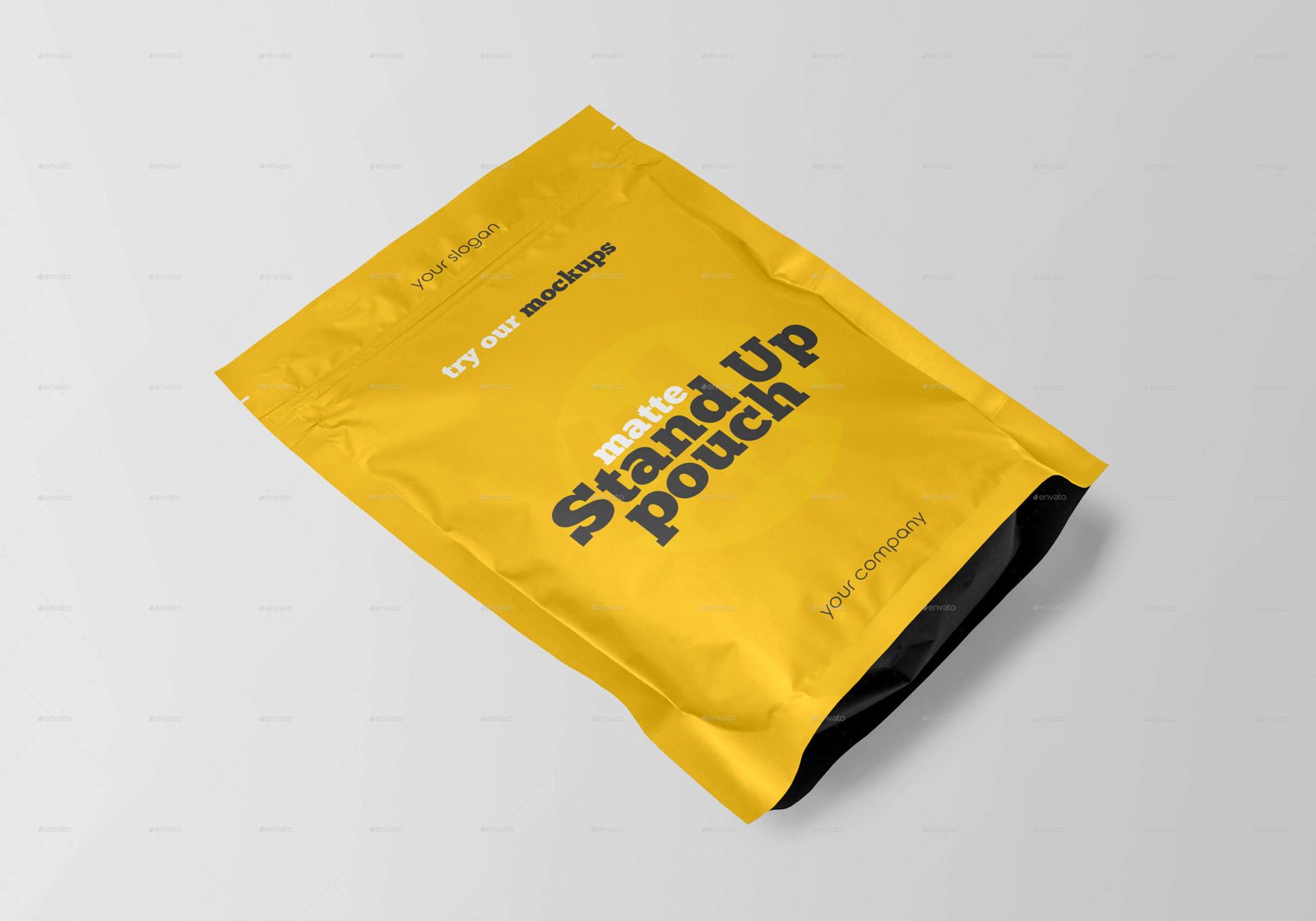 Matte Stand-Up Pouch Mockup Set