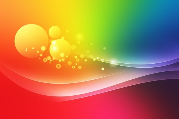 Multi Color Realistic Background template in editable format