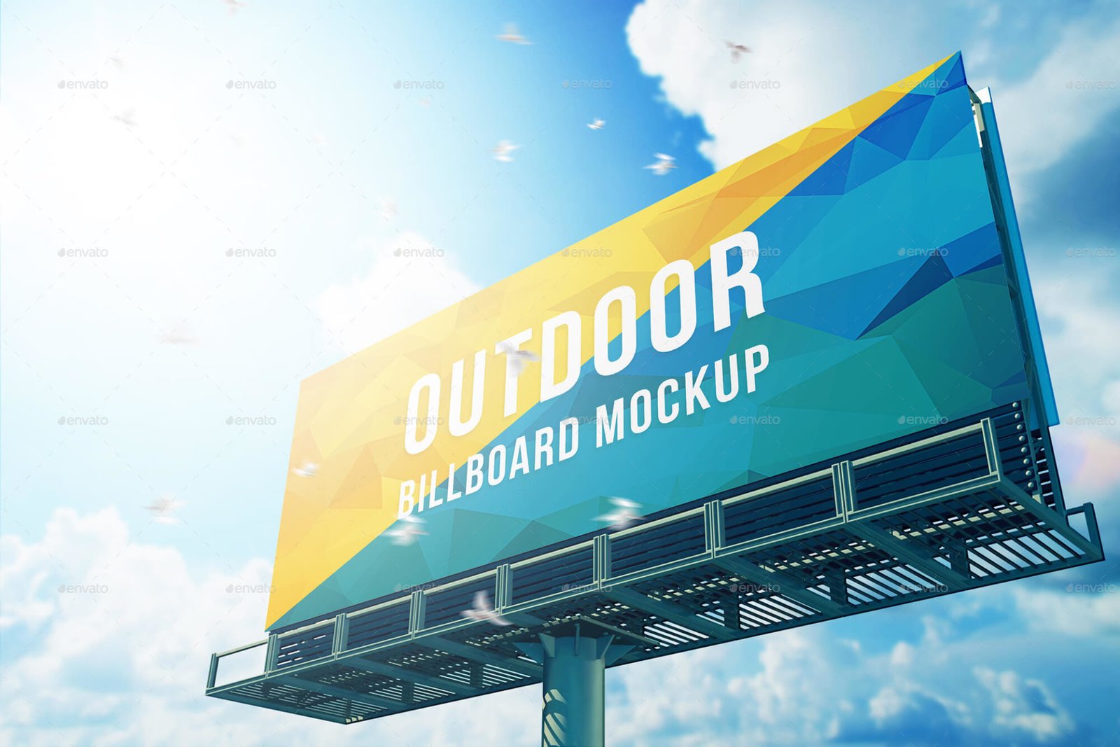 30+ Best Display Outdoor Billboard Mockup &amp; Vector templates