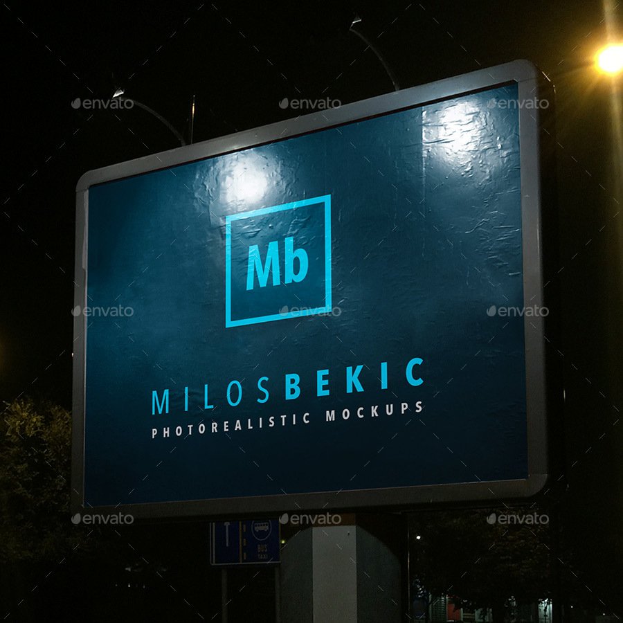 Outdoor Billboard Mockup