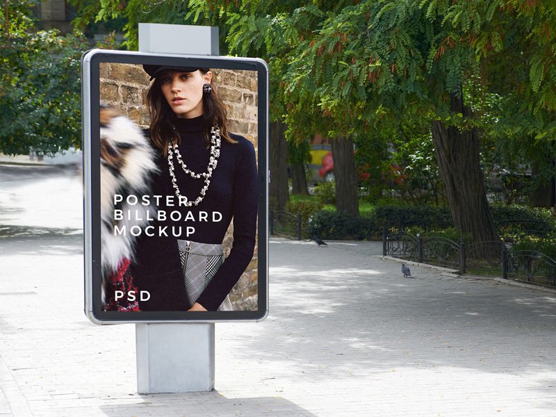 Park Poster Type Billboard PSD