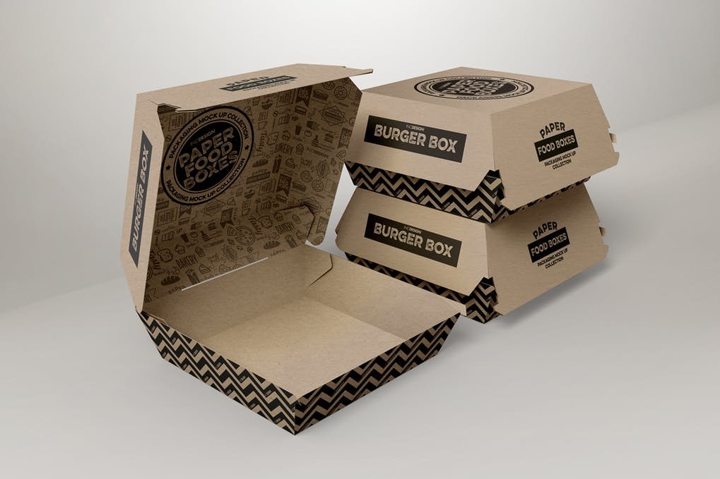 Pizza Packaging Box Mockup