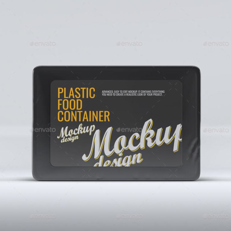 Download 40+ Free Plastic Food Container Mockup PSD Mockups