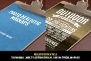 Realistic Clipboard Mockup PSD/strong