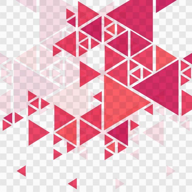 Red Color Geometric Background pattern