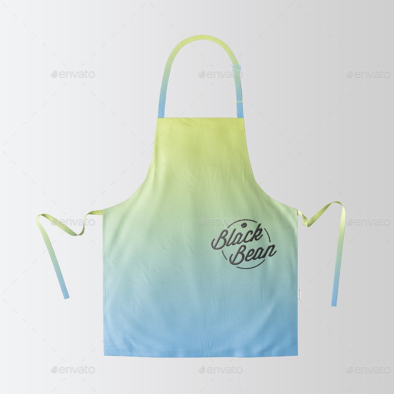 Restaurant and Home Kietchen Apron Mockup-07