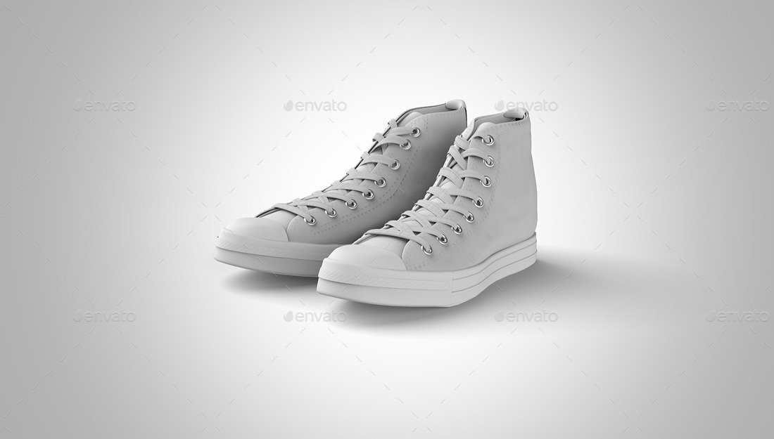 Sneakers Shoes Mock-up