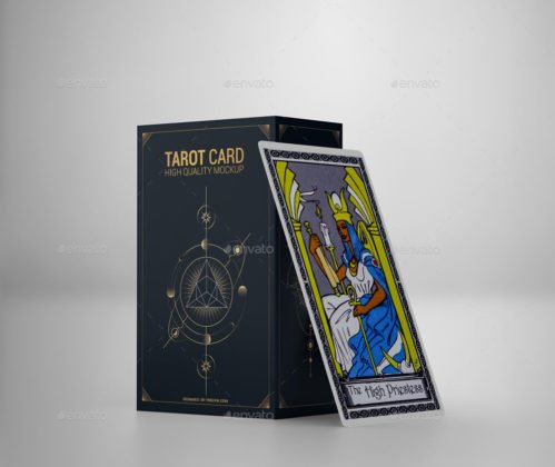 13+ New Free Creative Tarot Card Mockup PSD Templates