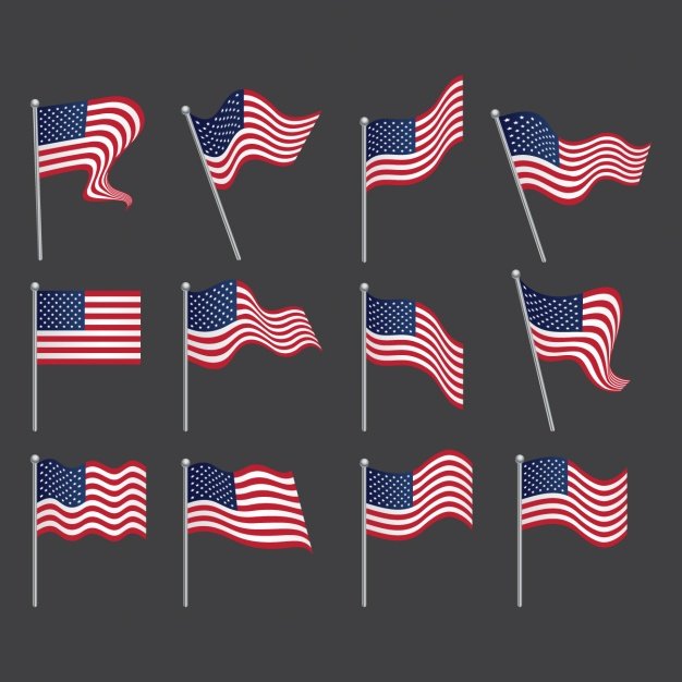 United States Flags Collection