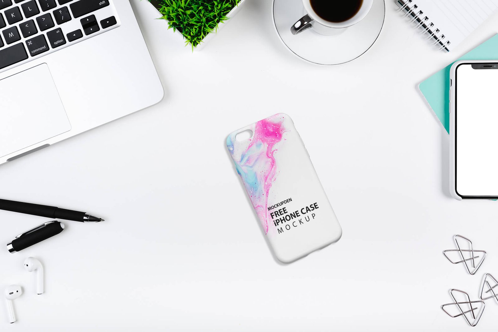 Download Free Iphone Case Mockup Psd Template Mockup Den