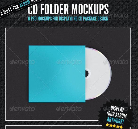 Album Cover - CD Folder Mockups