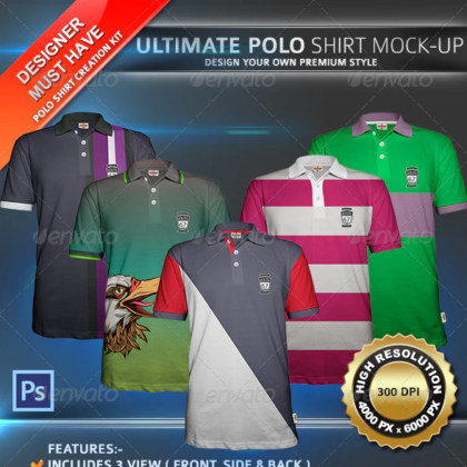 32+ Best Trendy Polo T Shirt Mockup Concept for Inspiration