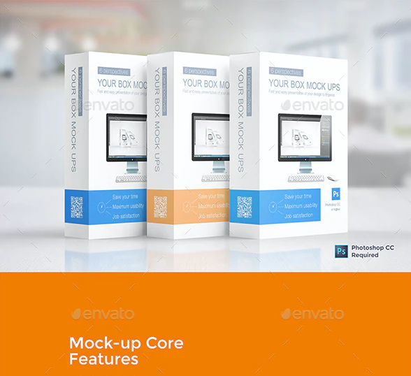 Multipurpose Product Box Mockups