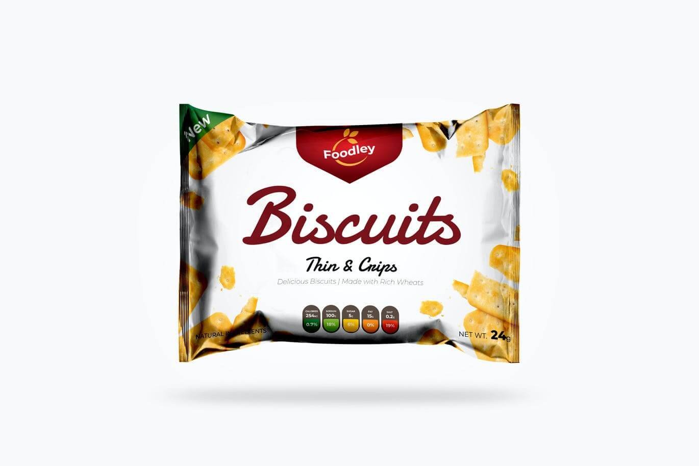 Biscuit Packaging Design - Scalable