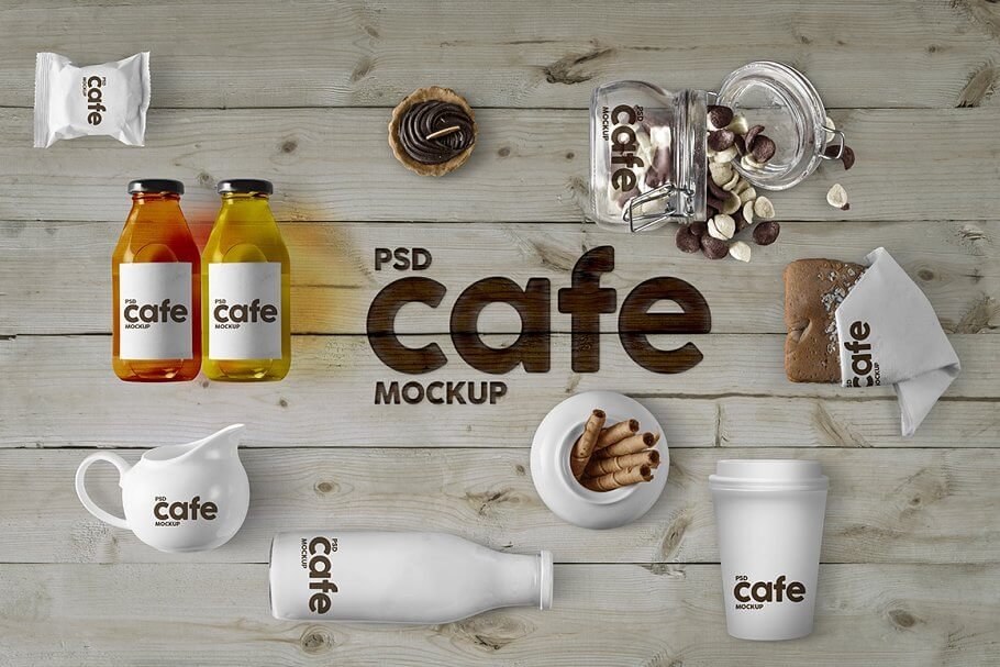 Cafe Branding & Packaging Mockup (1)