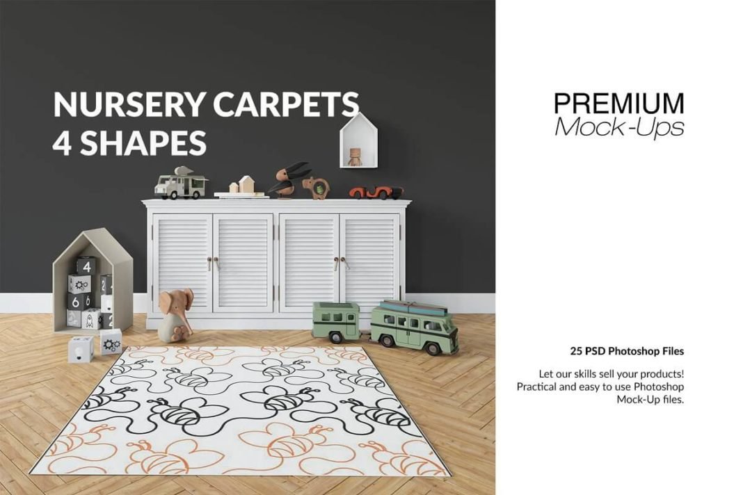 Download 17+ Stunning Free Carpet Mockup PSD Templates - Mockup Den