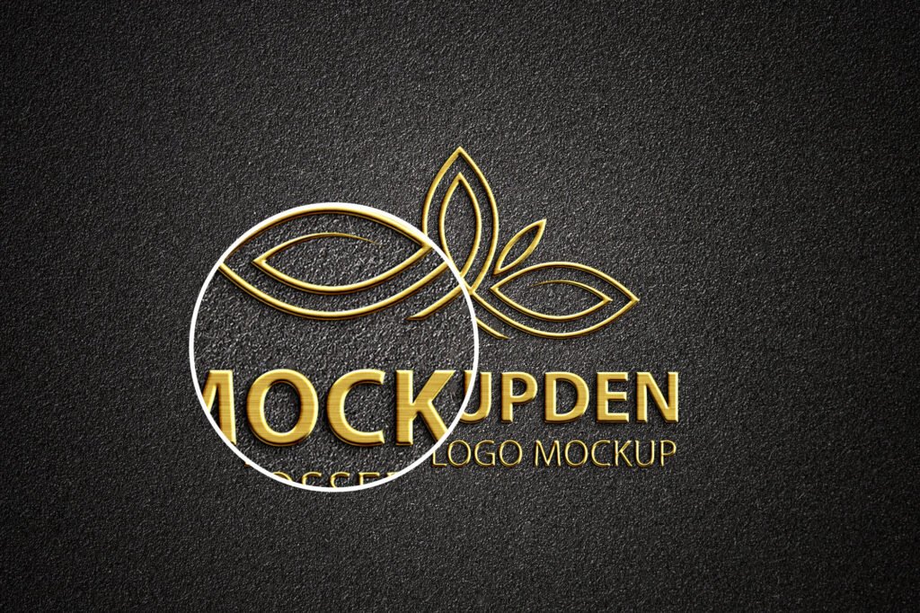 Download Embossed Logo Mockup Free Psd Template Mockup Den