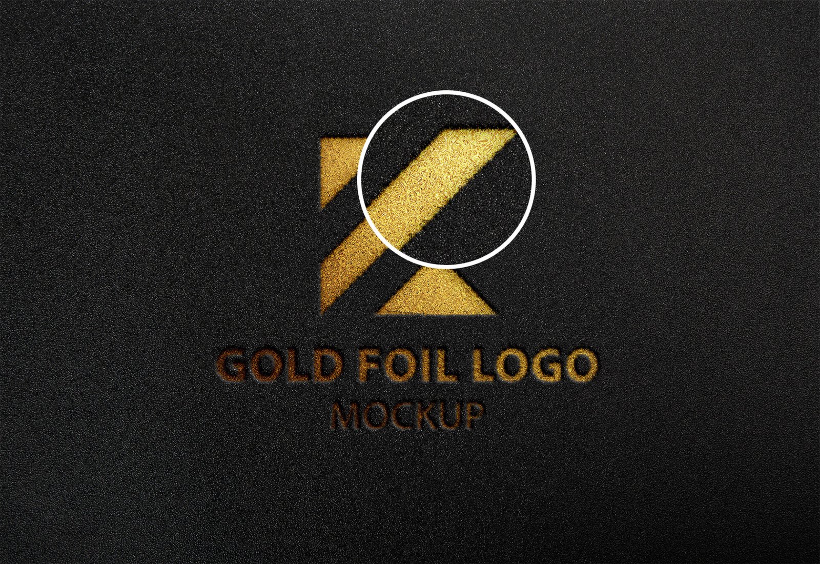 Download Free Gold Foil Logo Mockup Vol 2 PSD Template - Mockup Den