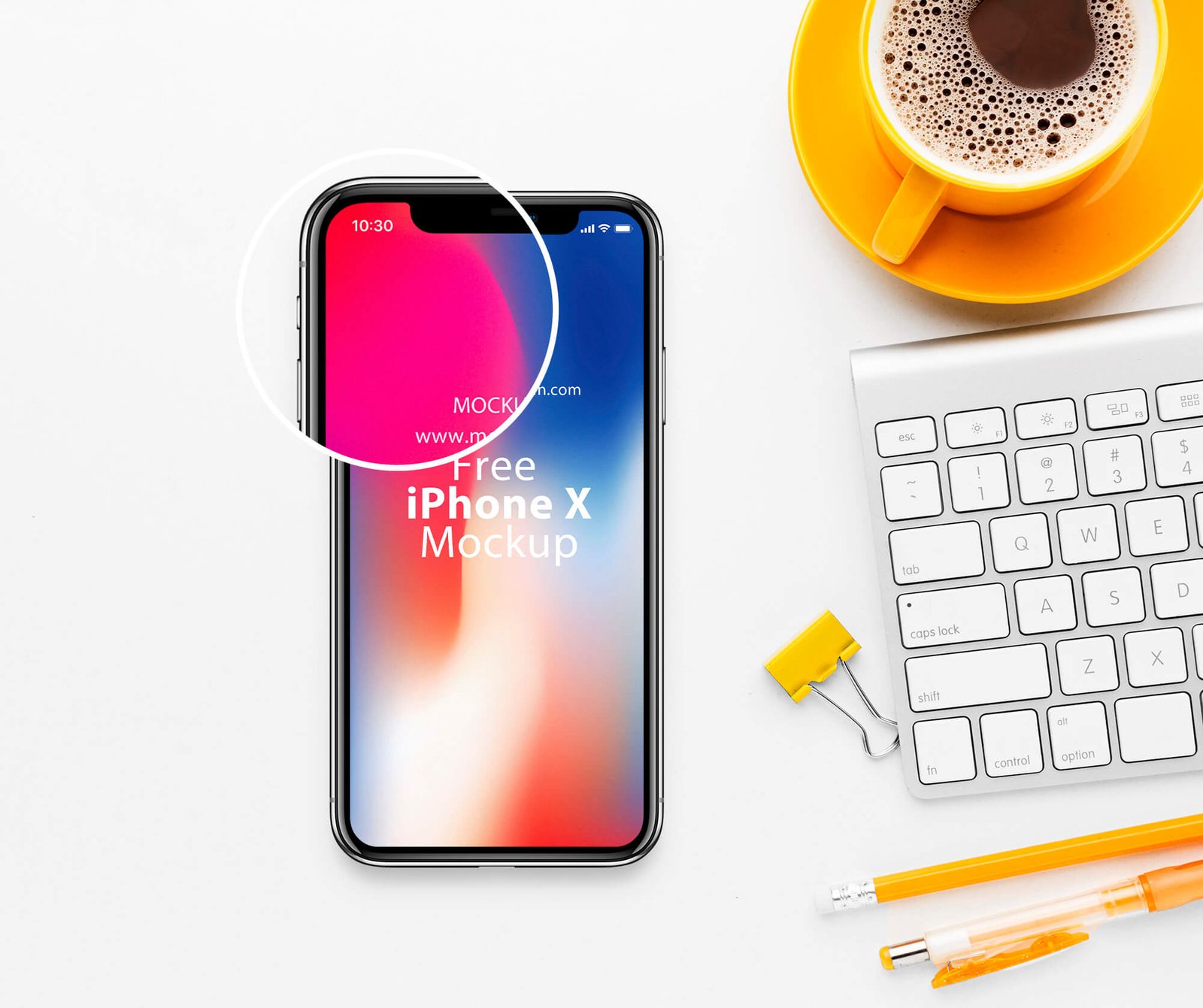 Free iPhone X Mockup PSD Template - Mockup Den