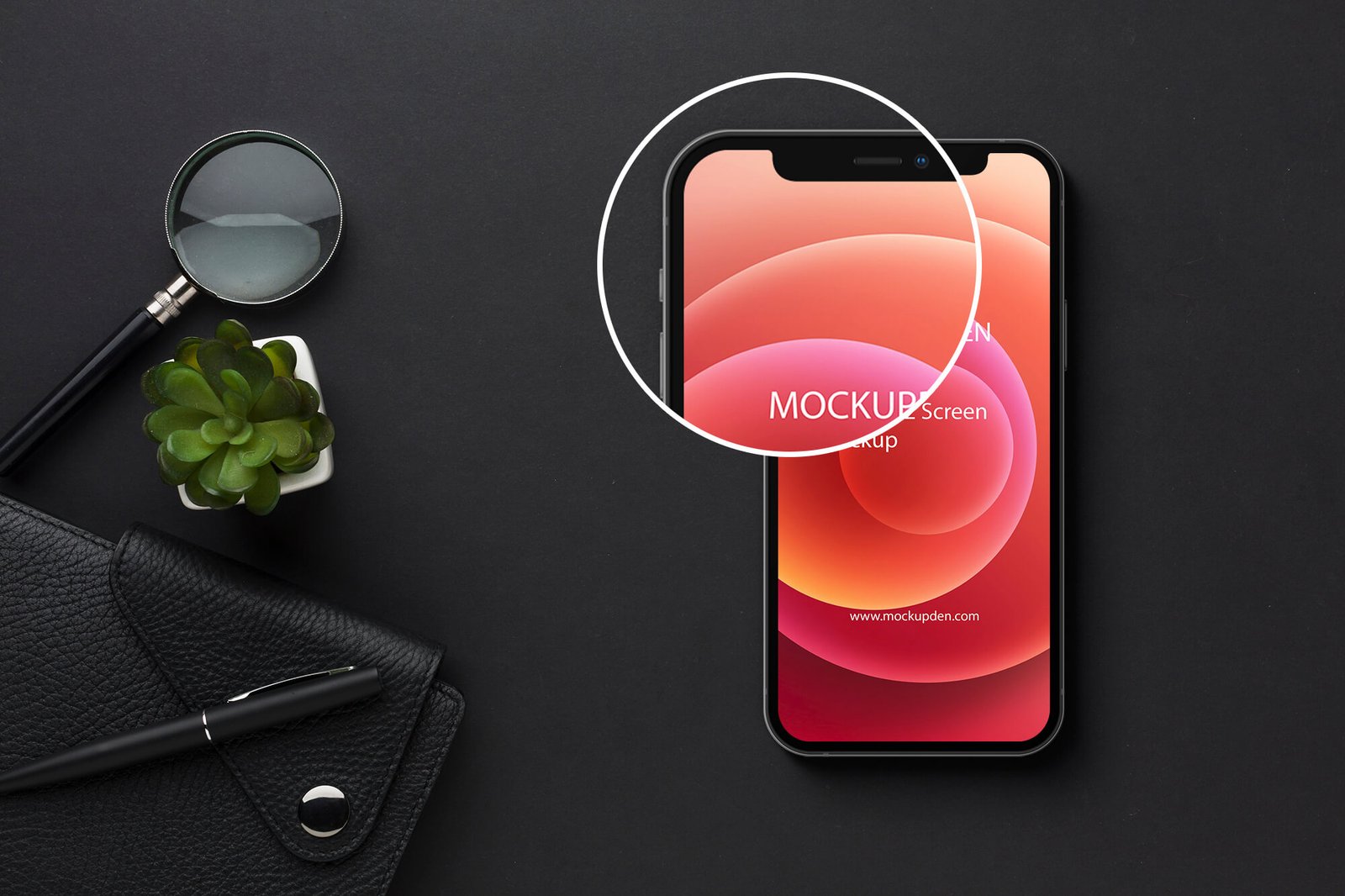Download Free iPhone12 Screen Mockup PSD Template - Mockupden