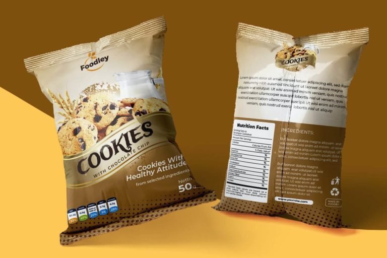 Download 15+ Delicious Biscuit Mockup Packaging PSD Template