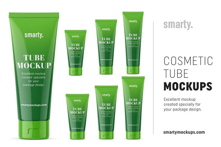 Download 16+ Best Free Cream Tube Mockup PSD Templates - Mockup Den