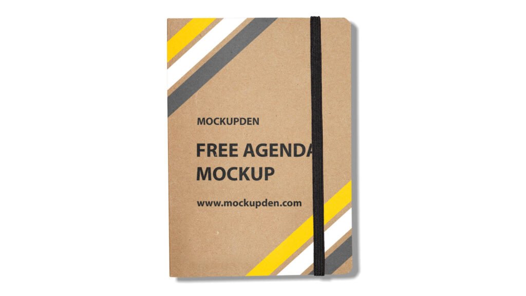 Design Free Agenda Mockup PSD Template