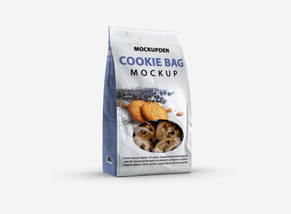 Download Free Cookie Bag Mockup PSD Template - Mockup Den