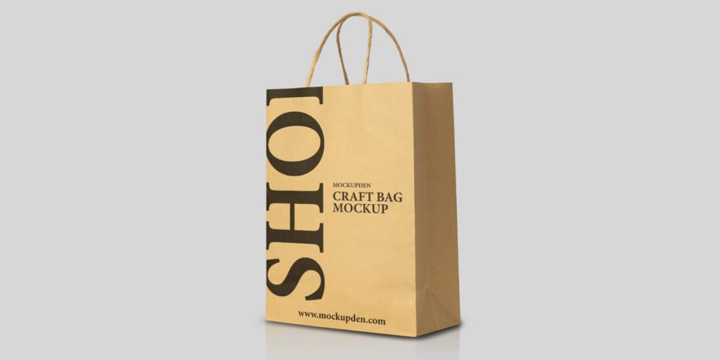 Design Free Craft Bag Mockup PSd Template