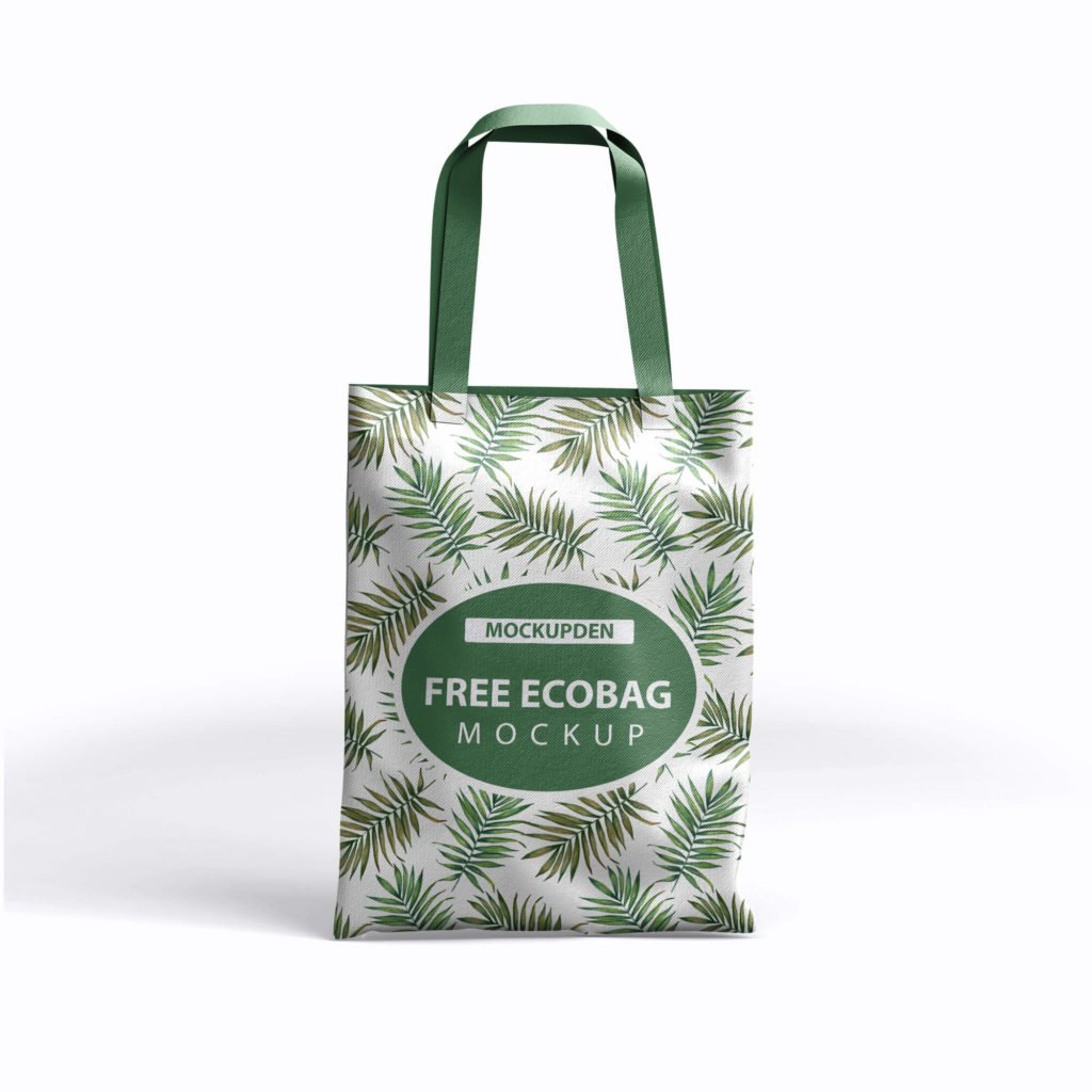 Design Free Ecobag Mockup PSD Template