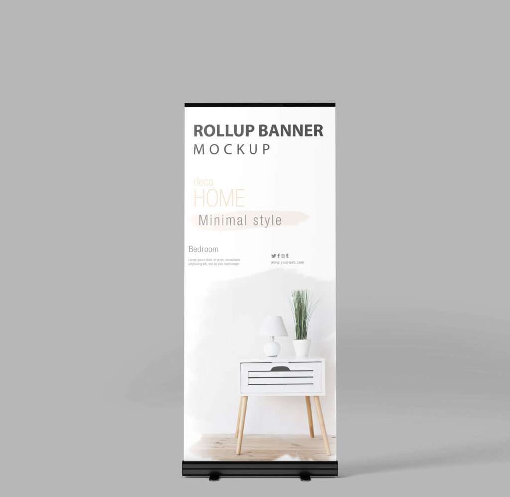 Download Roll Up Mockup 25 Free Creative Corporate Business Banners PSD Mockup Templates