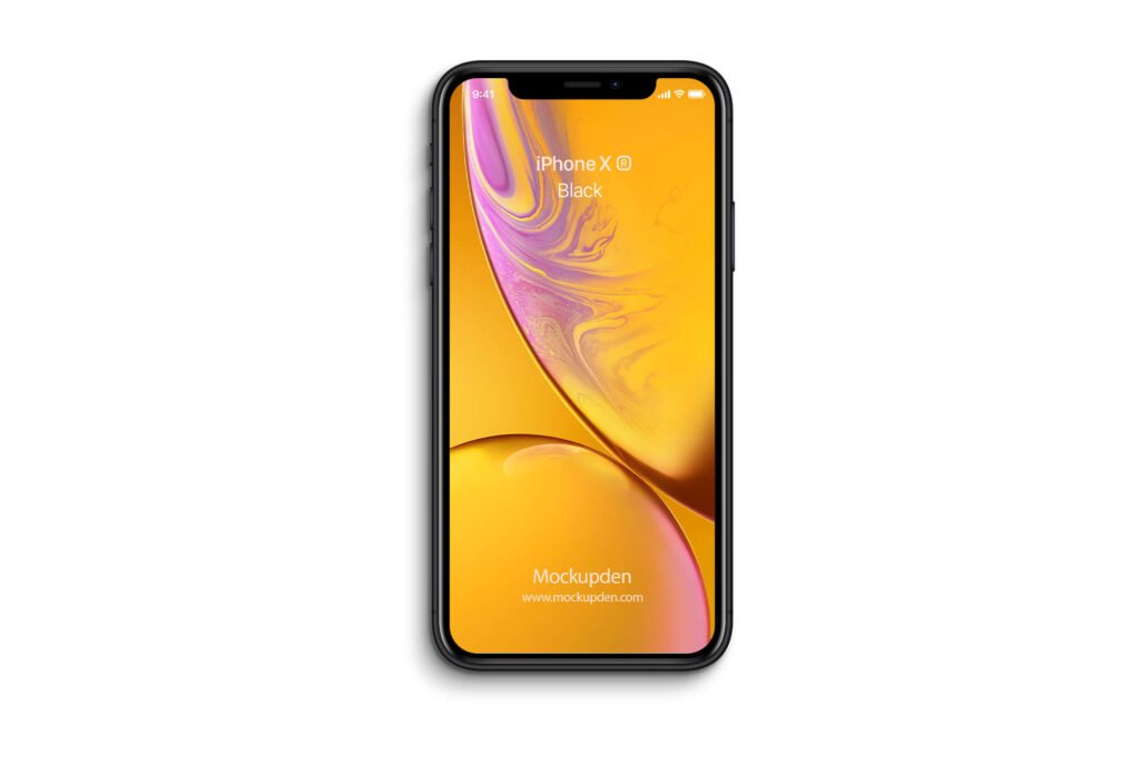 Design Free iphone xr Mockup PSD Template