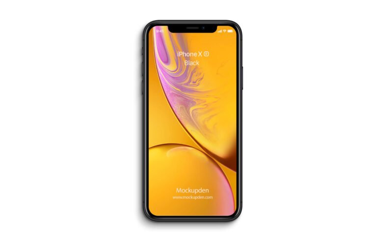 Download Free iPhone Xr Mockup PSD Template - Mockup Den