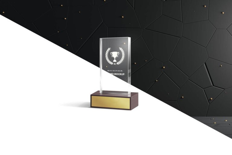 Free Award Mockup PSD Template - Mockup Den