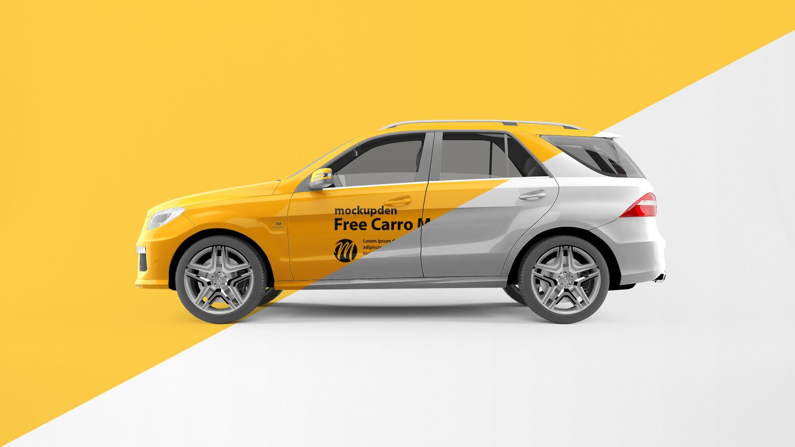 Free Carro Mockup PSD Template - Mockup Den