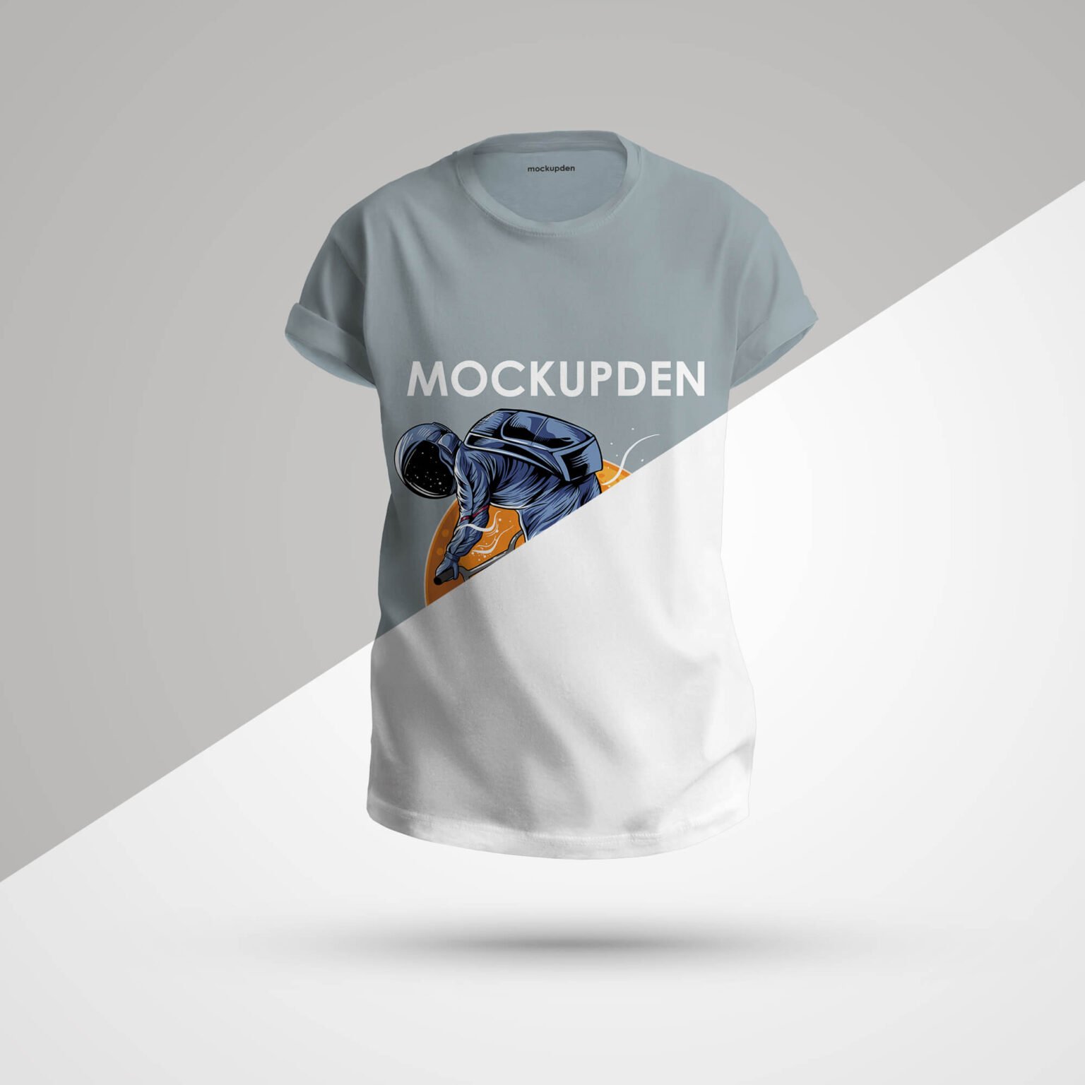 Free T Shirt 3D Mockup PSD Template - Mockup Den