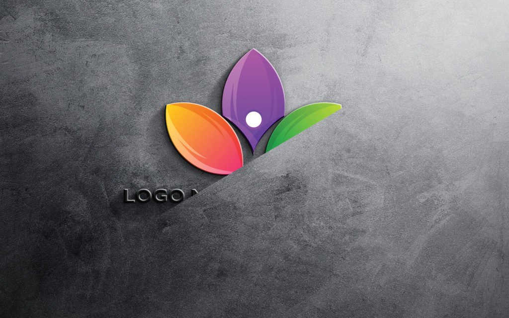 Editable Logo mockup PSD Free Template