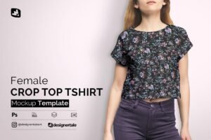 27+ Stunning Free Crop Top Mockup |New Designer PSD Templates