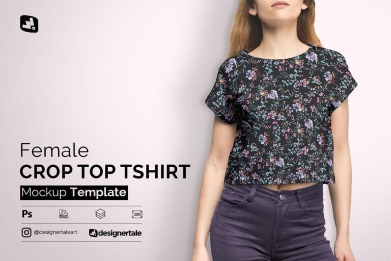 27++ Stunning Free Crop Top Mockup (New Designer PSD Template)