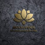 Free 3D Logo Mockup PSD Template Free 3D Logo Mockup Free PSD Template