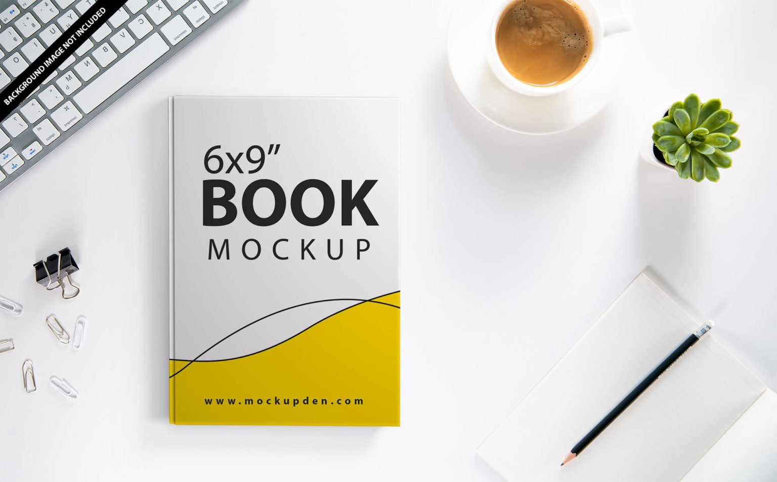 Free 6x9 Book Mockup PSD Template Mockup Den