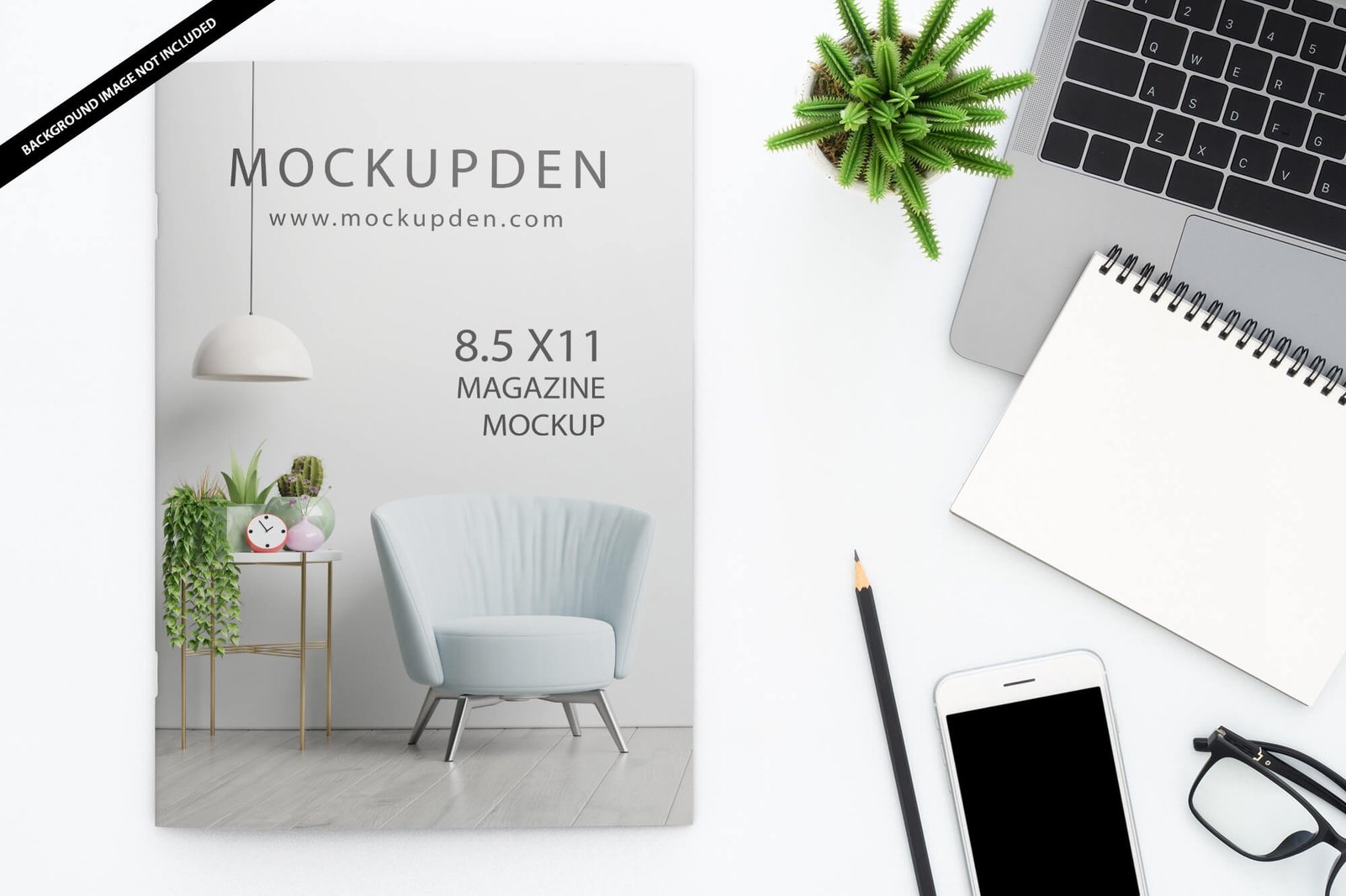 Free 8 5 X11 Magazine Mockup Psd Template Mockup Den