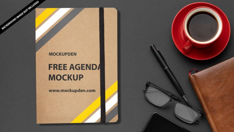 Free Agenda Mockup PSD Template