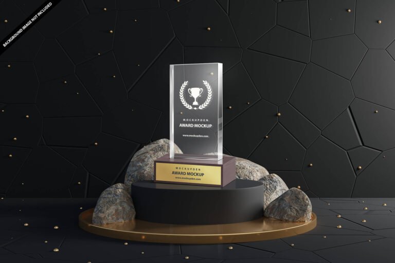 Free Award Mockup PSD Template