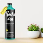 Free Bottle Packaging Mockup PSD Template