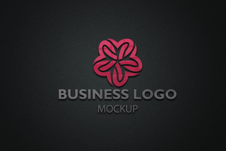 Free Business Logo mockup PSD Template