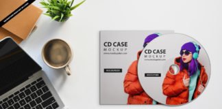 Free Cd Case Mockup PSD Template