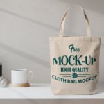 Free Cloth Bag Mockup PSD Template 2