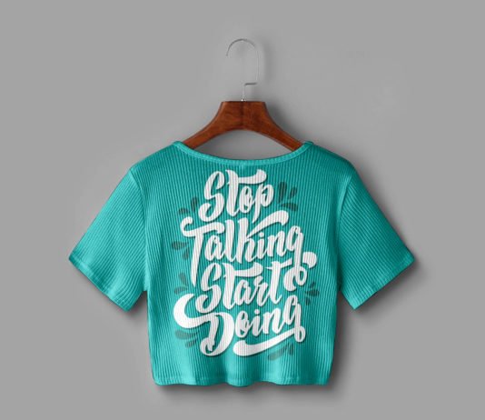 Free Crop Top Mockup PSD Template